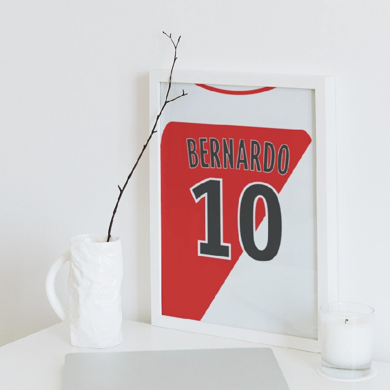 Poster AS Monaco 2016-2017 - BERNARDO SILVA