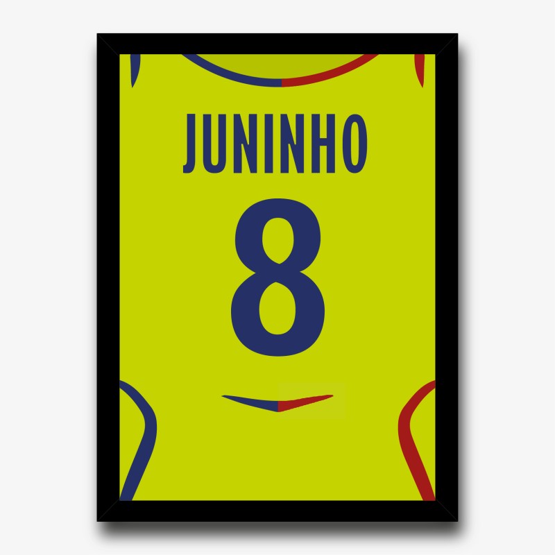 Poster Olympique Lyonnais Third 08/09 - JUNINHO