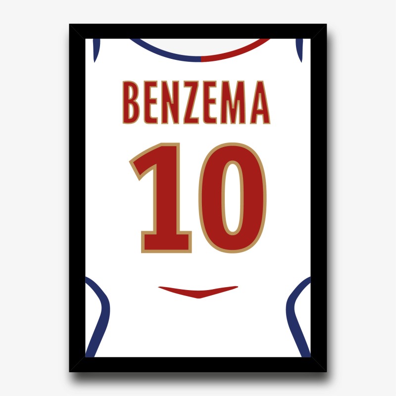 Poster Olympique Lyonnais 08/09 - BENZEMA