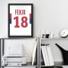 Poster Olympique Lyonnais 17/18 - FEKIR