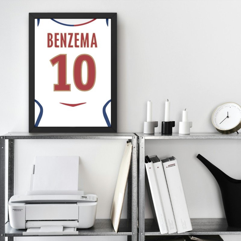 Poster Olympique Lyonnais 08/09 - BENZEMA