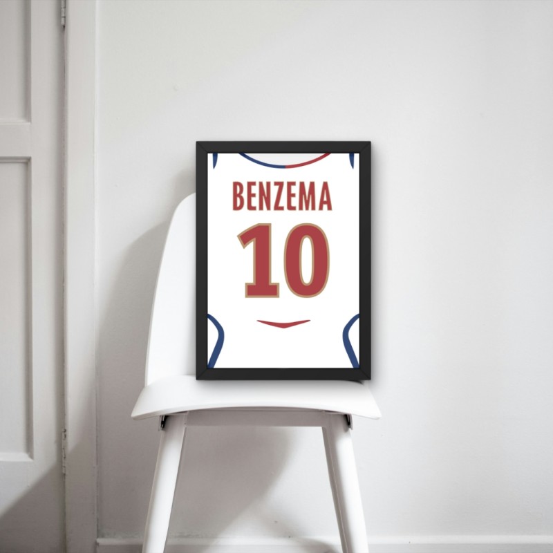 Poster Olympique Lyonnais 08/09 - BENZEMA