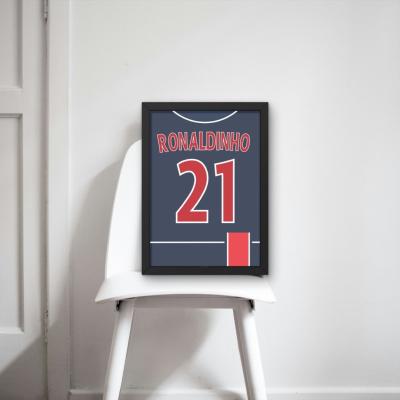 Poster Paris SG 01/02 - RONALDINHO